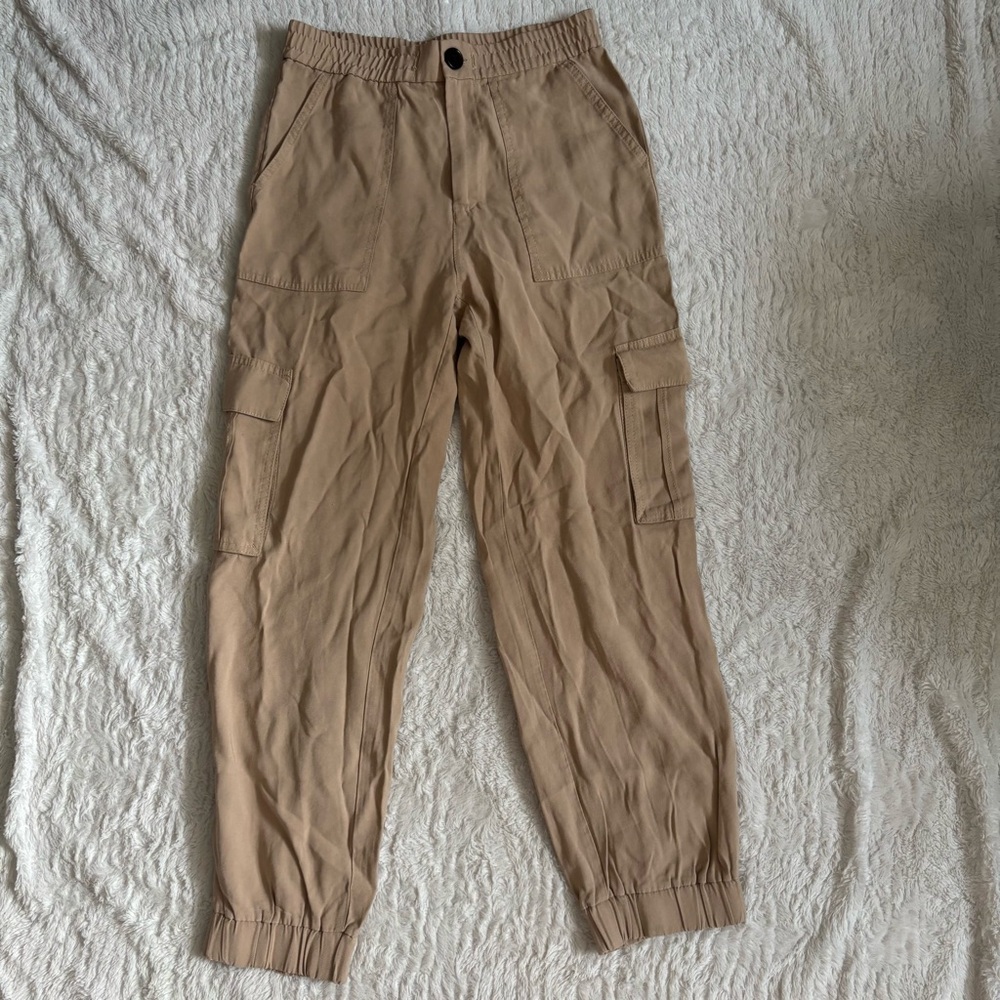 Zara Light Brown Cargo Pants